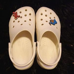 White crocs